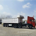 3 eixos tipper semi trailer